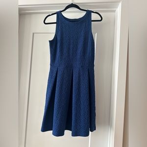 Mini blue dress